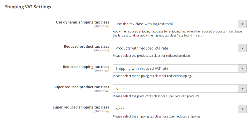 Magento dynamic shipping tax