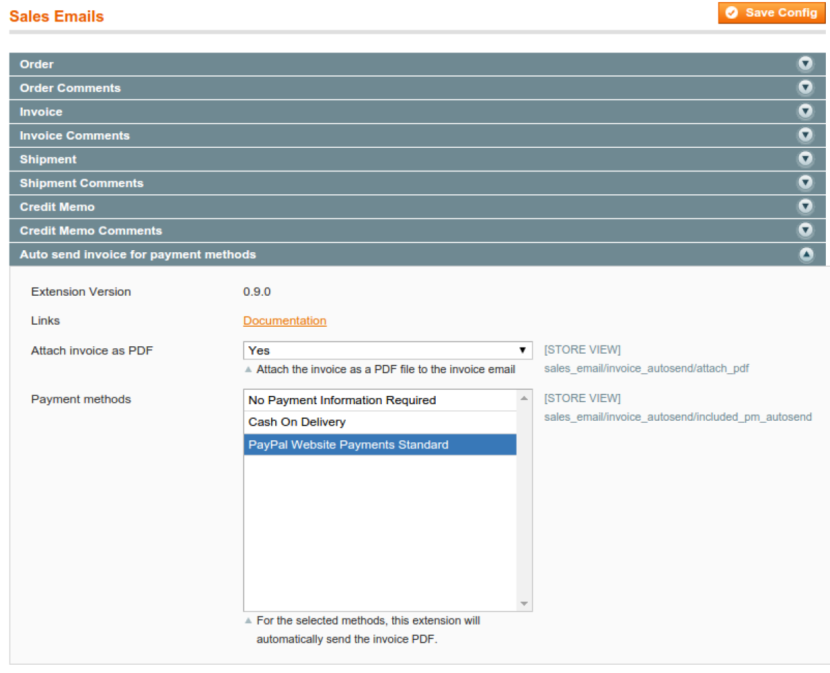 Invoice Email Auto Send for Magento