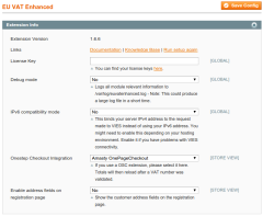 EU VAT Enhanced System Configuration 1