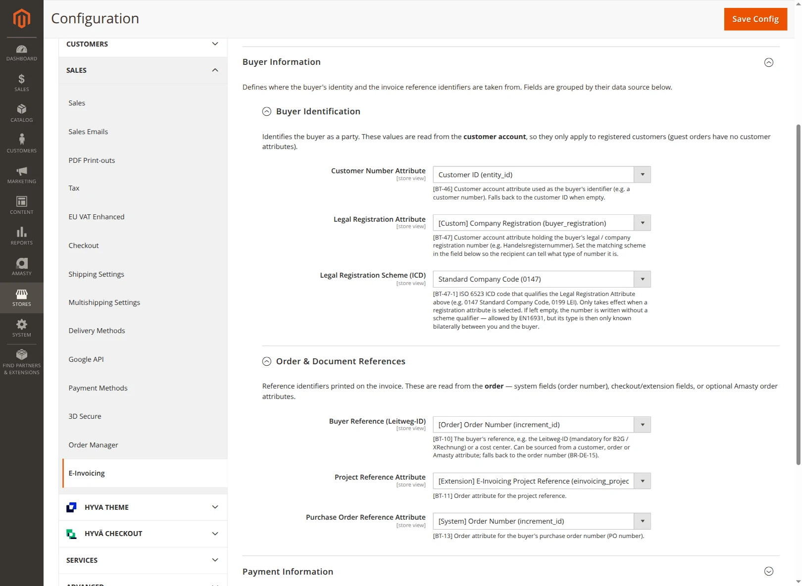 Käuferinformationen